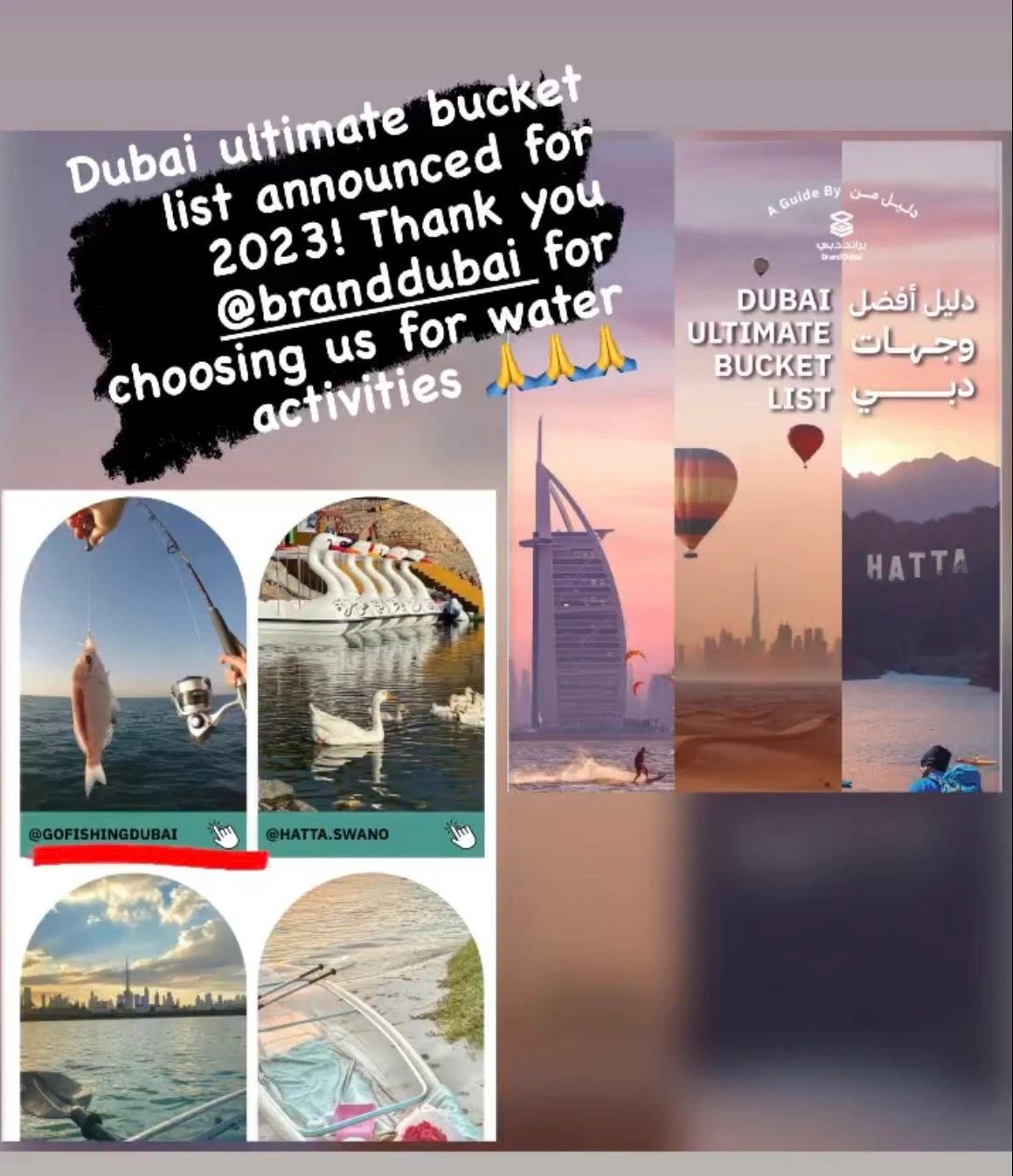 Dubai Ultimate Bucket List 2023 Announced.